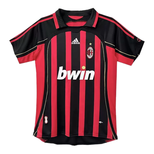 Retro 2006-07 KAKA 22 AC Milan Home Soccer Jersey