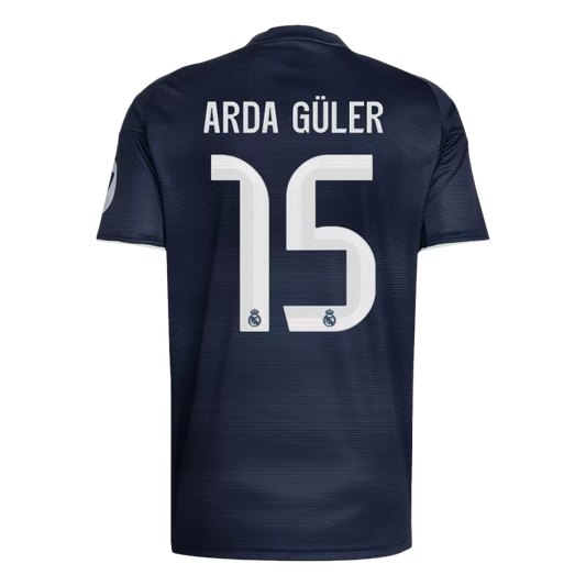 Real Madrid Soccer Jersey Away 2025/26 (ARDA GULER #17) - Fan Version - World Jersey | Premium Football Kits, Retro Jerseys & Boots Shop