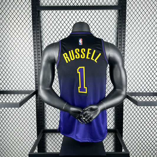 Los Angeles Lakers City Edition 1 RUSSELL NBA 2025 Jerseys