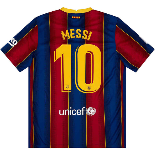 Barcelona Soccer Jersey Retro Home 2020/21 (Messi #10) - World Jersey | Premium Football Kits, Retro Jerseys & Boots Shop