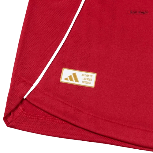 LIVERPOOL M.SALAH #11 HOME SOCCER JERSEY AUTHENTIC 2025/26 - Vantyjersey