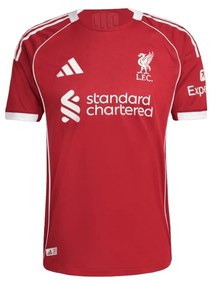 LIVERPOOL VIRGIL 4 HOME SOCCER JERSEY AUTHENTIC 2025/26 - Vantyjersey