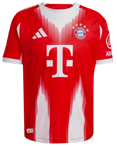BAYERN MUNICH OLISE 17 HOME SOCCER JERSEY 2025/26 - Player Version