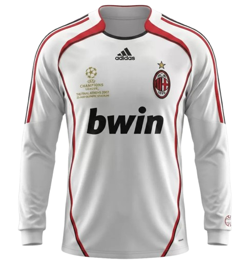 RETRO 2006/07 AC MILAN AWAY JERSEY LONG SLEEVES SOCCER