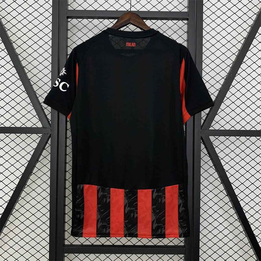 ac milan home 2025-2026 jersey Fan version
