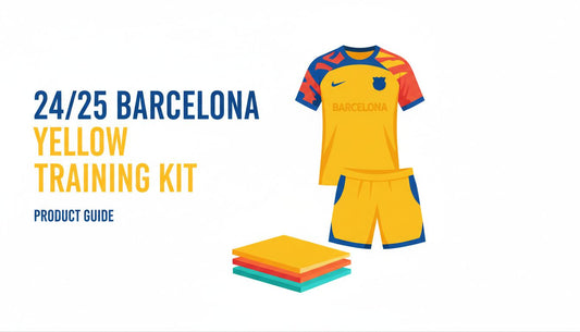 Stand Out with the 24/25 Barcelona Yellow Training Set