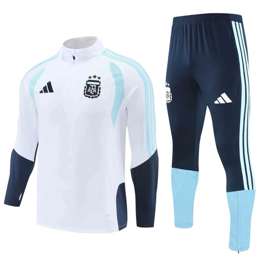 Argentina Training Tracksuit White ( Kids And Man ) 26-27