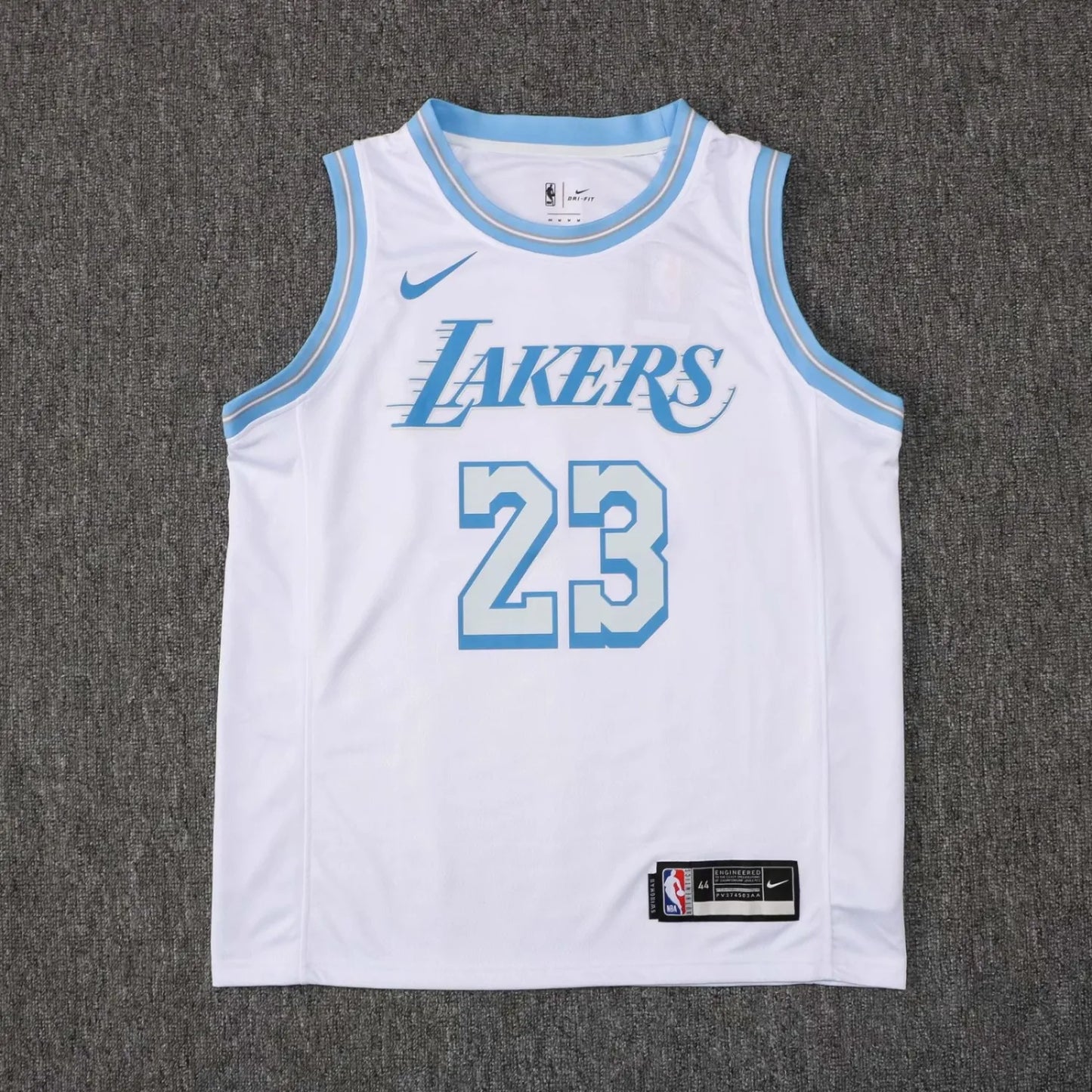 NBA Laker white James No.23