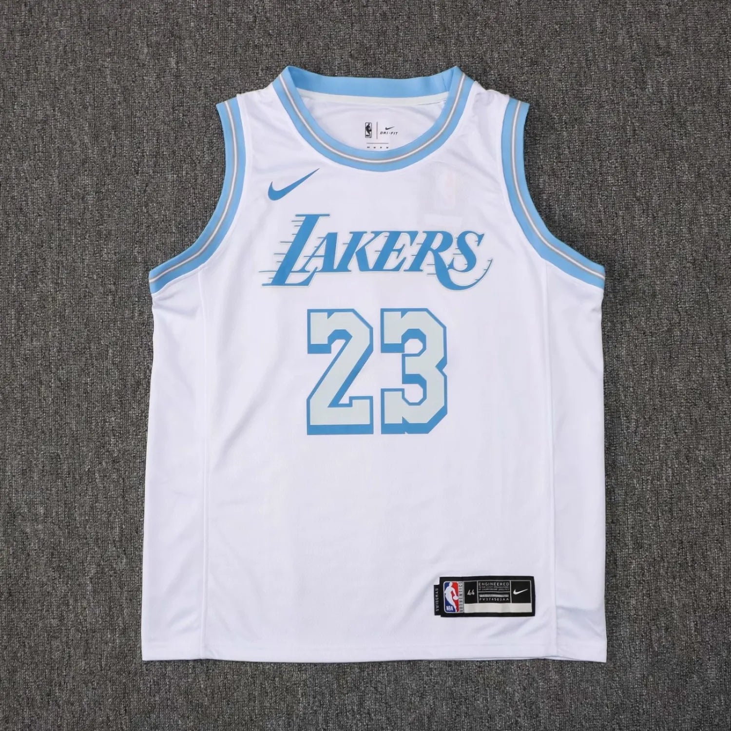 NBA Laker white James No.23