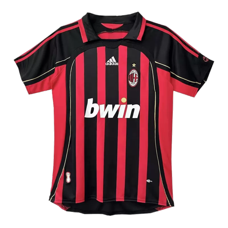 Retro 2006-07 KAKA 22 AC Milan Home Soccer Jersey