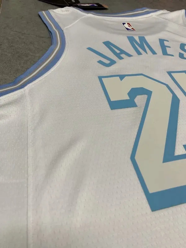 NBA Laker white James No.23