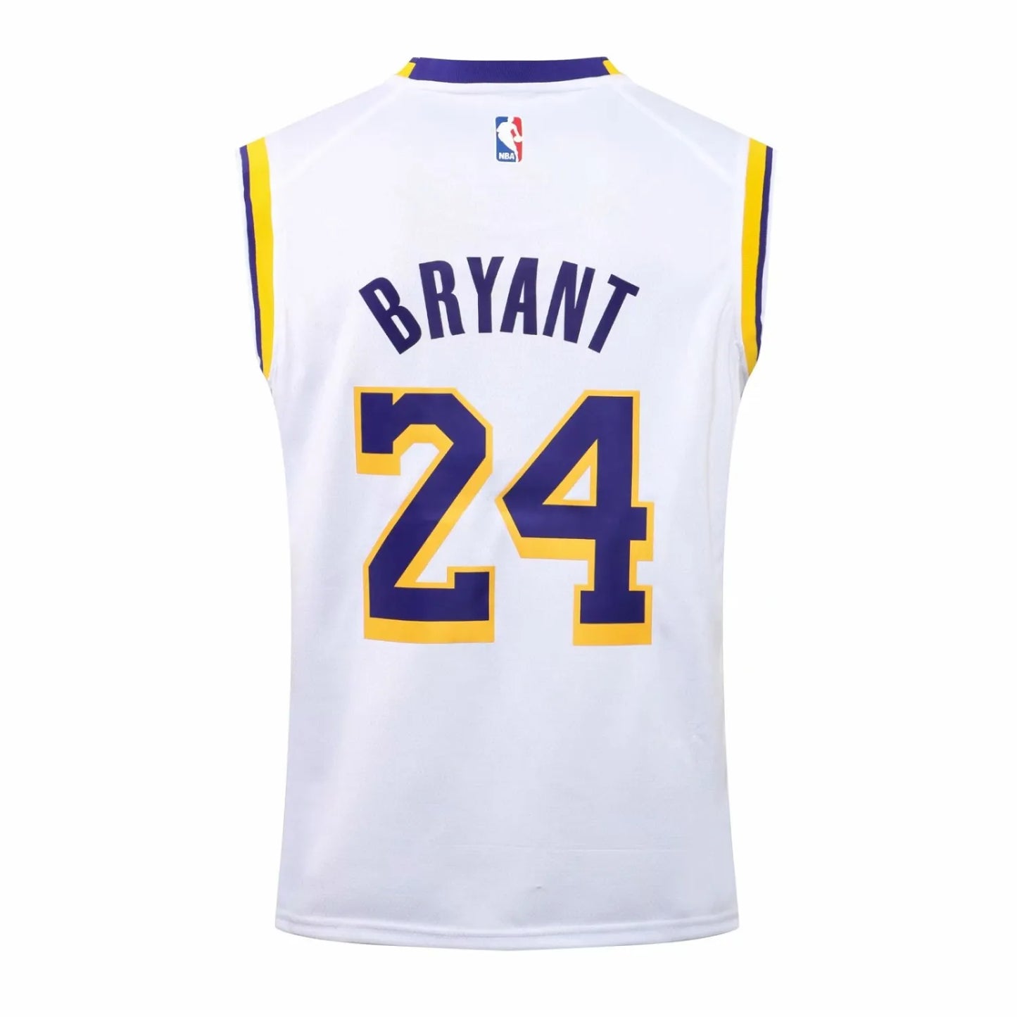 NBA Laker white Kobe Bryant No.24