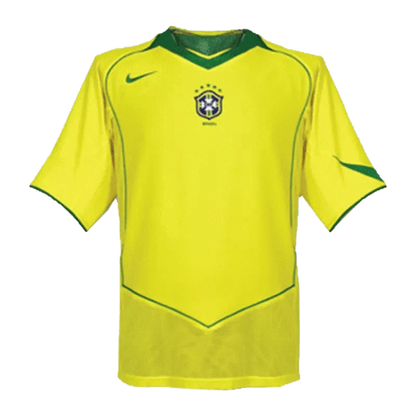 Brazil Jersey Custom Home Soccer Jersey 2004