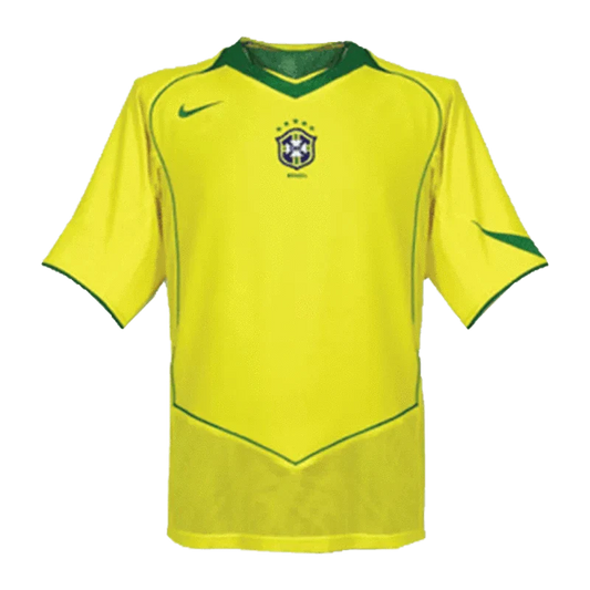 Brazil Jersey Custom Home Soccer Jersey 2004