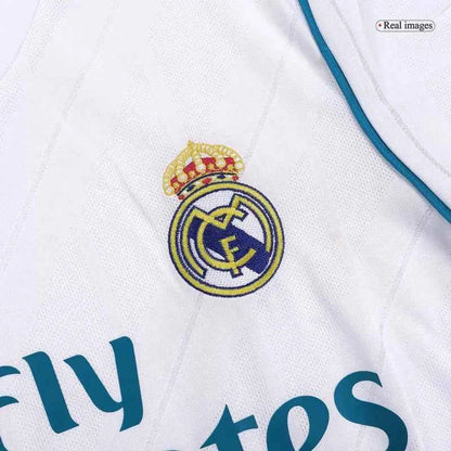 Real Madrid Retro 17/18 RONALDO 7  Home Soccer Jersey