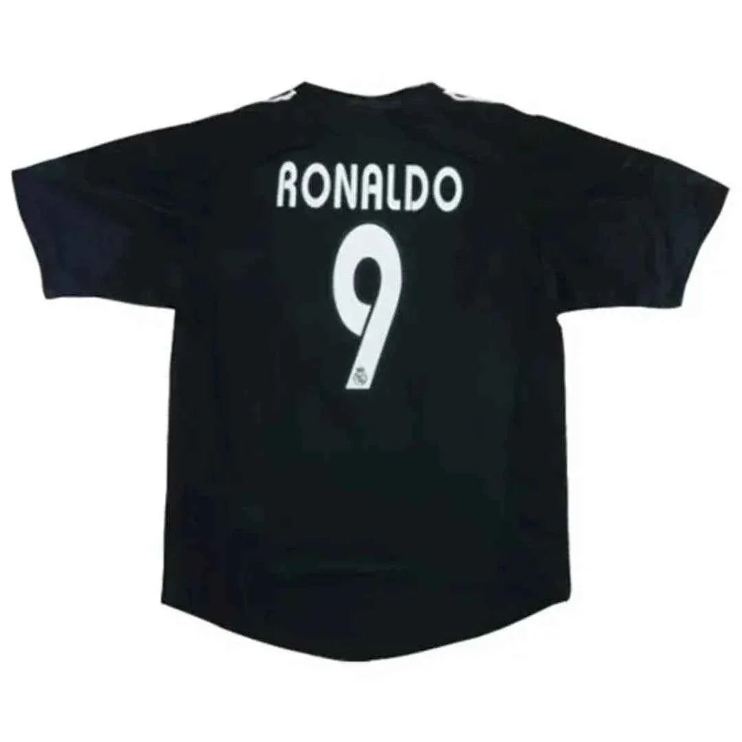 2004-05 Real Madrid Retro RONALDO 9 Away Jersey
