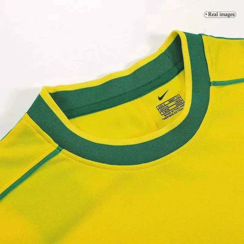 RIVALDO 10 Brazil Retro Home Soccer jersey 1998 -World Cup