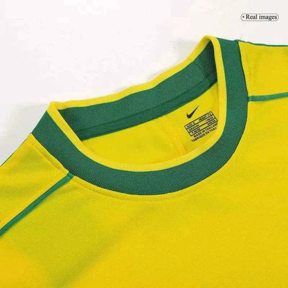 RIVALDO 10 Brazil Retro Home Soccer jersey 1998 -World Cup