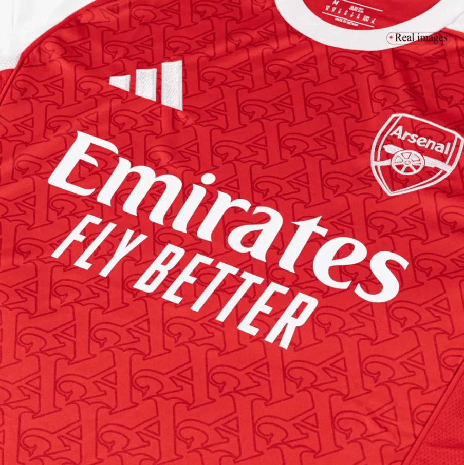 ARSENAL HOME SOCCER JERSEY 2025/26 - player version - Vantyjersey