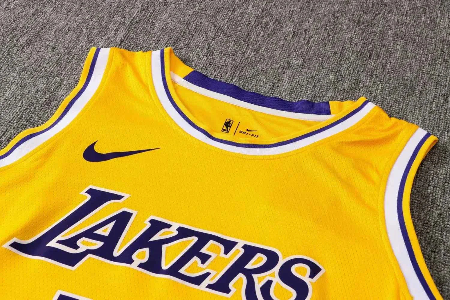 NBA Laker yellow James No 23