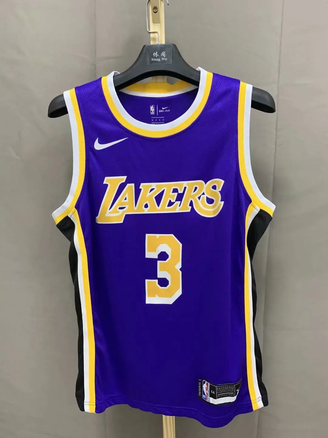 NBA Laker purple Davis No.3