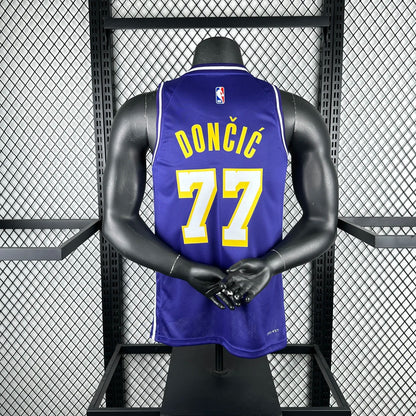 Los Angeles Lakers Purple jordan 77 DONCIC NBA 2026 Jerseys