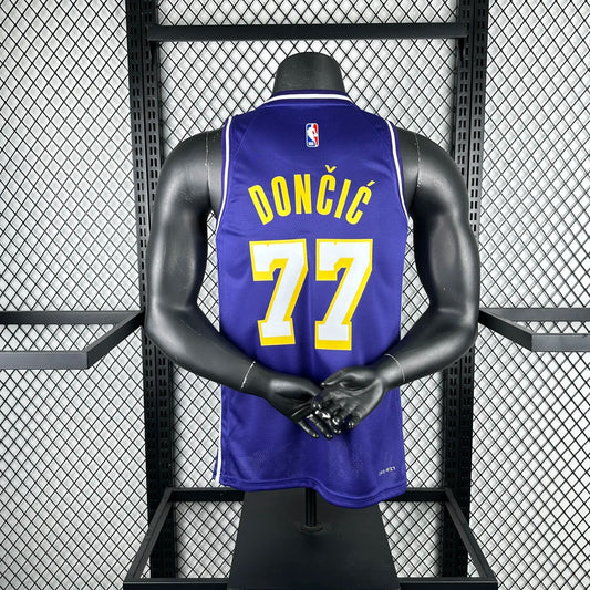 Los Angeles Lakers Purple jordan 77 DONCIC NBA 2026 Jerseys