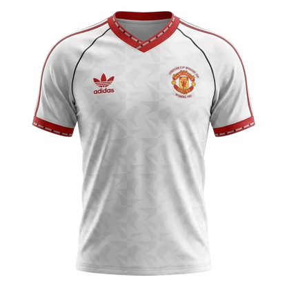 Retro 1991 Manchester United Away Soccer Jersey