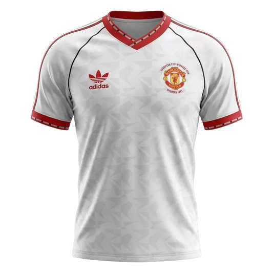 Retro 1991 Manchester United Away Soccer Jersey