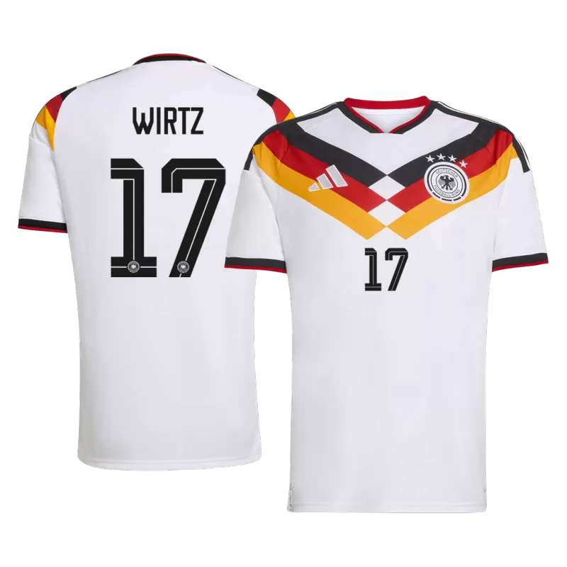 Germany world cup 2026 WIRTZ 17 Home Soccer Jersey - Fan Version
