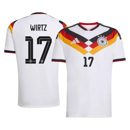 Germany world cup 2026 WIRTZ 17 Home Soccer Jersey - Fan Version