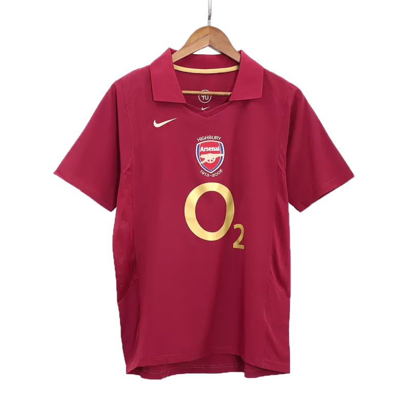 Retro 2005-06 BERGKAMP 10 Arsenal Home Soccer Jersey