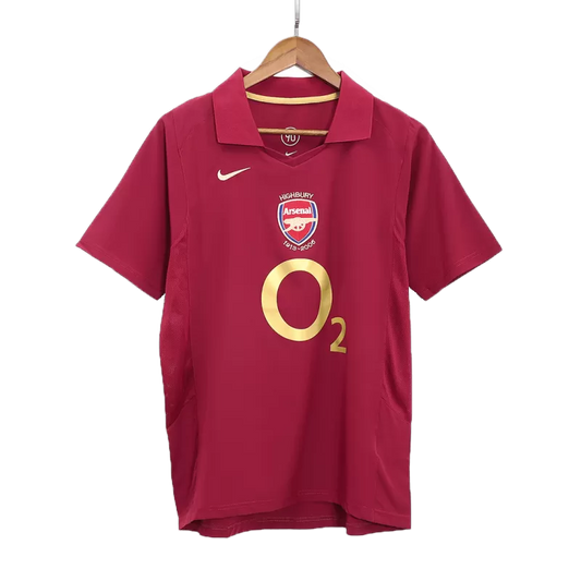 Retro 2005-06 BERGKAMP 10 Arsenal Home Soccer Jersey