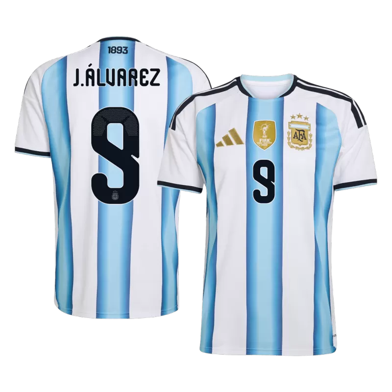Argentina world cup 2026 J.ÁLVAREZ 9 Home Soccer Jersey - fan version