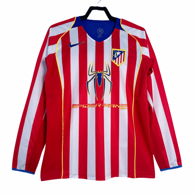 Atletico Madrid Retro Home Jersey Long Sleeve 2004/05