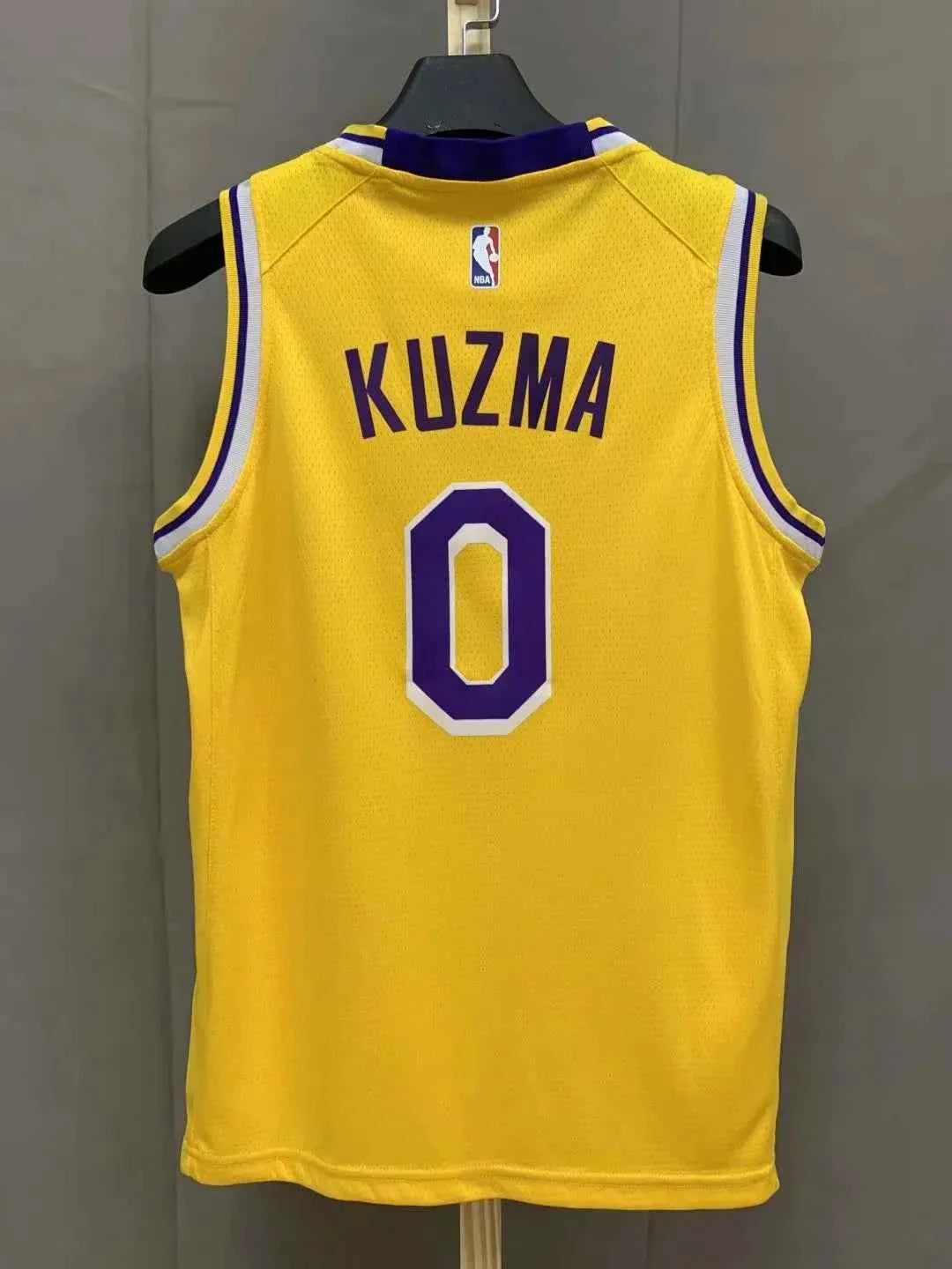 NBA Laker yellow Kuzma No.0