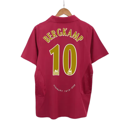 Retro 2005-06 BERGKAMP 10 Arsenal Home Soccer Jersey