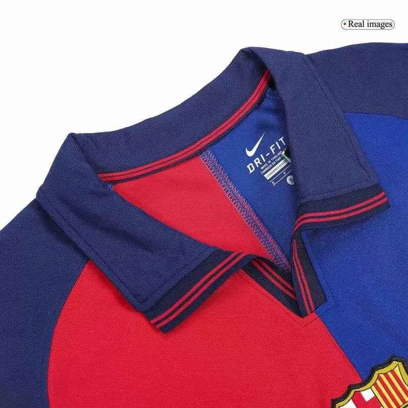 Retro 1999/00 RIVALDO #11 Barcelona Home 100th Jersey