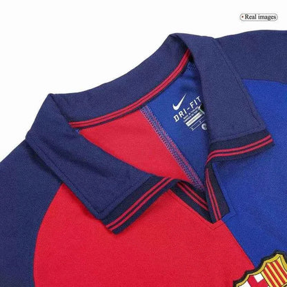 Retro 1999/00 RIVALDO #11 Barcelona Home 100th Jersey