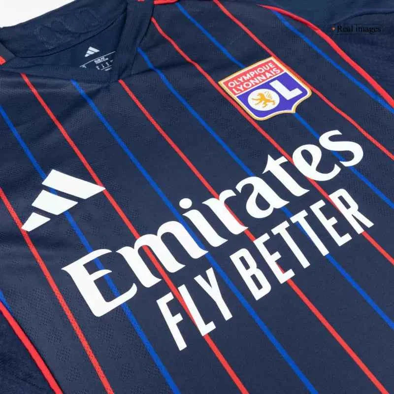 Olympique Lyonnais Away Soccer Jersey 2025-26 - Player Version