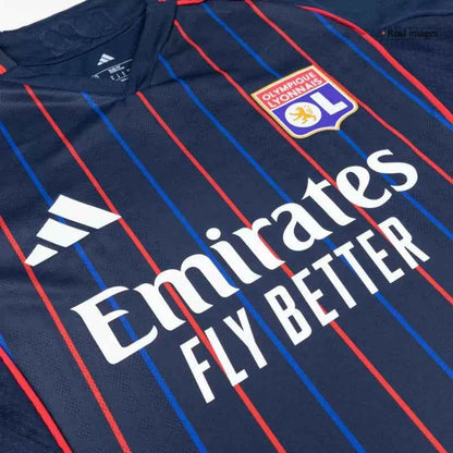 Olympique Lyonnais Away Soccer Jersey 2025-26 - Player Version