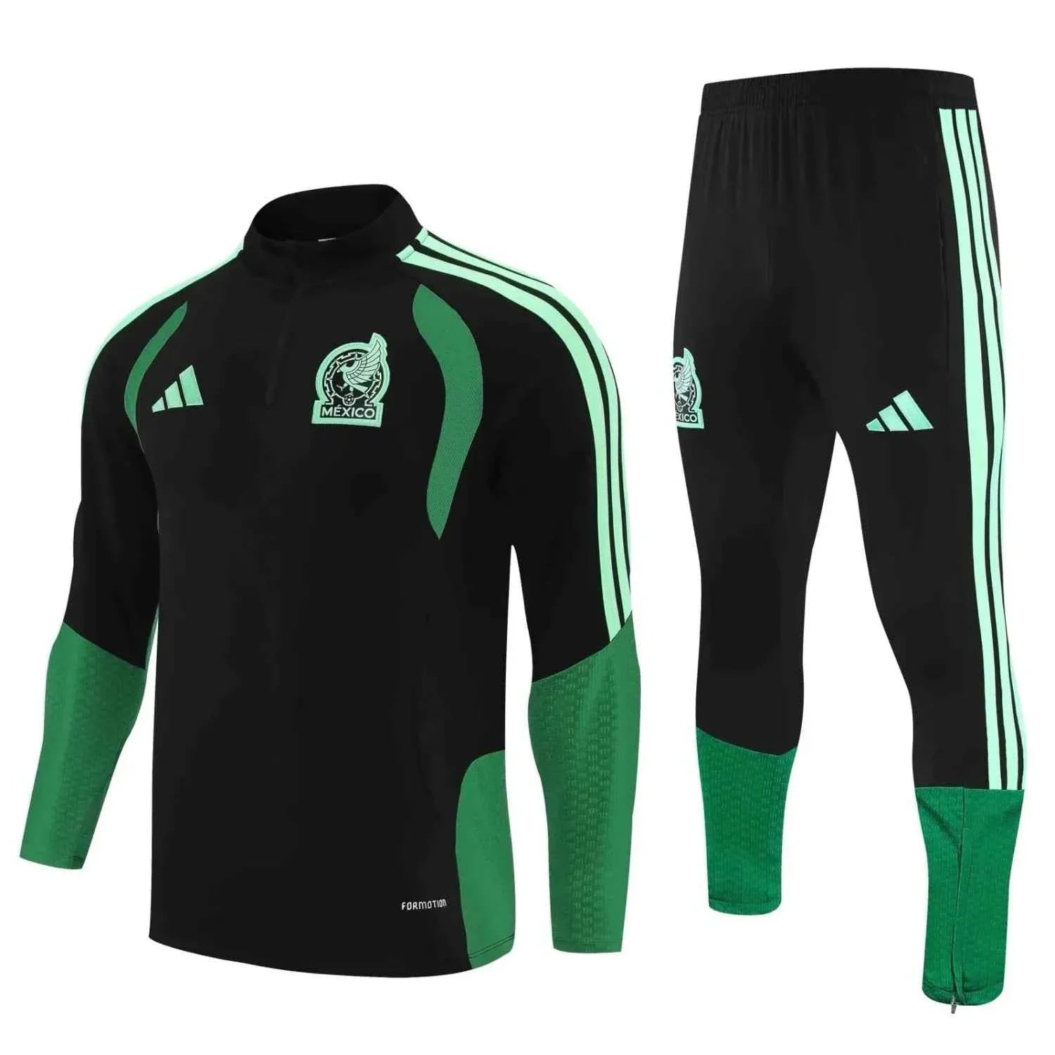 Mexico Training Tracksuit Black 26-27 (Kids And Man )