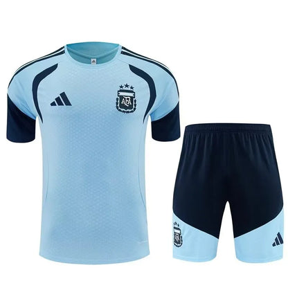Argentina Training Blue With Pants Sets Soccer Jersey 26-27 - Player Version