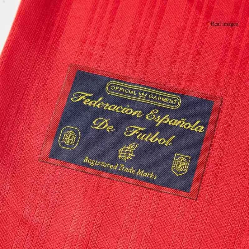 Retro 1996 Spain Home Soccer Jersey