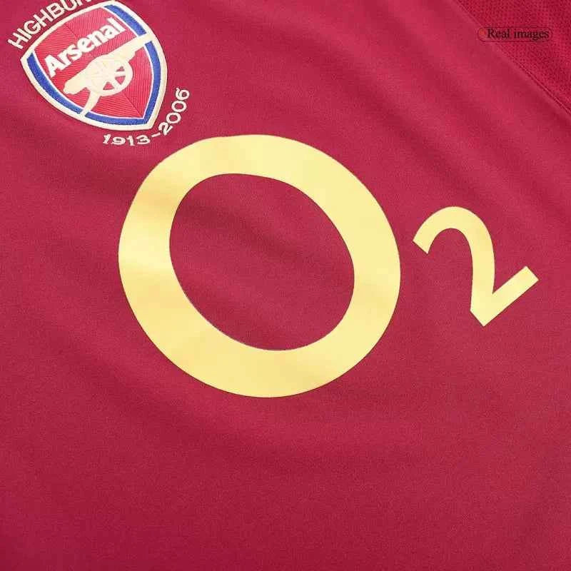 Retro 2005-06 BERGKAMP 10 Arsenal Home Soccer Jersey