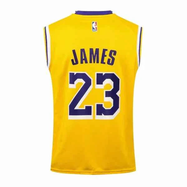 NBA Laker yellow James No 23