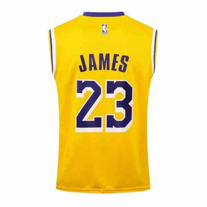 NBA Laker yellow James No 23