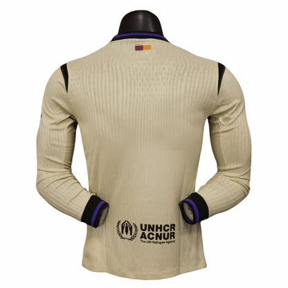 Barcelona Away Jersey Long sleeves 25-26 player version