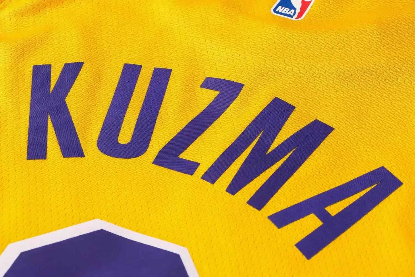 NBA Laker yellow Kuzma No.0