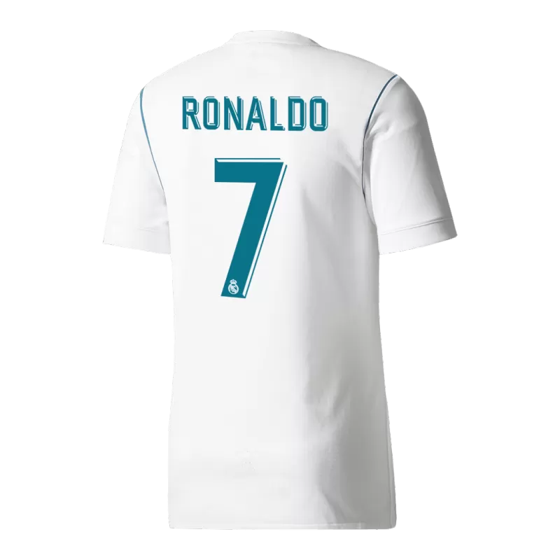 Real Madrid Retro 17/18 RONALDO 7  Home Soccer Jersey